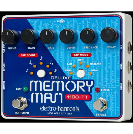 Electro Harmonix Deluxe Memory Man w/Tap Tempo 1100ms