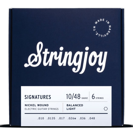 Stringjoy Signatures | Balanced Light  (10-48) Nickel Wound Electric