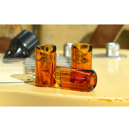 The Rock Slide Moulded Glass Slide - Medium - Amber Edition