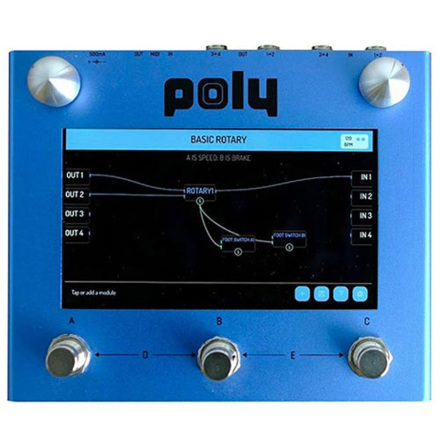 Poly Effects Beebo Multi Modulation Blue