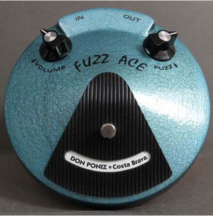 Don Poniz Fuzz Face Replica NOS Silicon Green