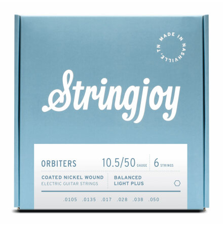 Stringjoy Orbiters | Balanced Light Plus  (10.5-50) Coated Nickel Electric