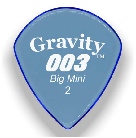 Gravity Picks 003 Big Mini 2.0 mm Polished