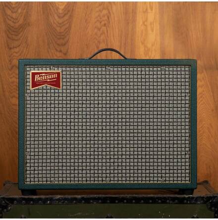 Benson Earhart 15w  Reverb Combo Green Tolex and Gold Piping